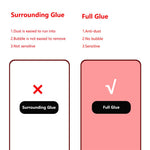 ENKAY HAT PRINCE 2Pcs/Set Full Glue 0.26mm 9H 2.5D Tempered Glass Full Screen Protector Cover for Xiaomi Redmi Note 9