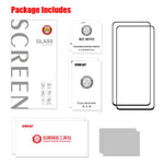 ENKAY HAT PRINCE 2Pcs/Set Full Glue 0.26mm 9H 2.5D Tempered Glass Full Screen Protector Cover for Xiaomi Redmi Note 9