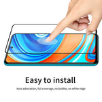 ENKAY HAT PRINCE 2Pcs/Set Full Glue 0.26mm 9H 2.5D Tempered Glass Full Screen Protector Cover for Xiaomi Redmi Note 9