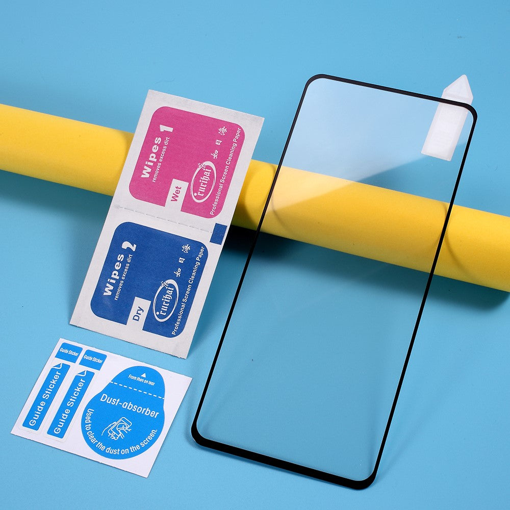 RURIHAI 2.5D Solid Defense Tempered Glass Screen Film for Xiaomi Redmi Note 9 Pro/Note 9 Pro Max/Note 9S