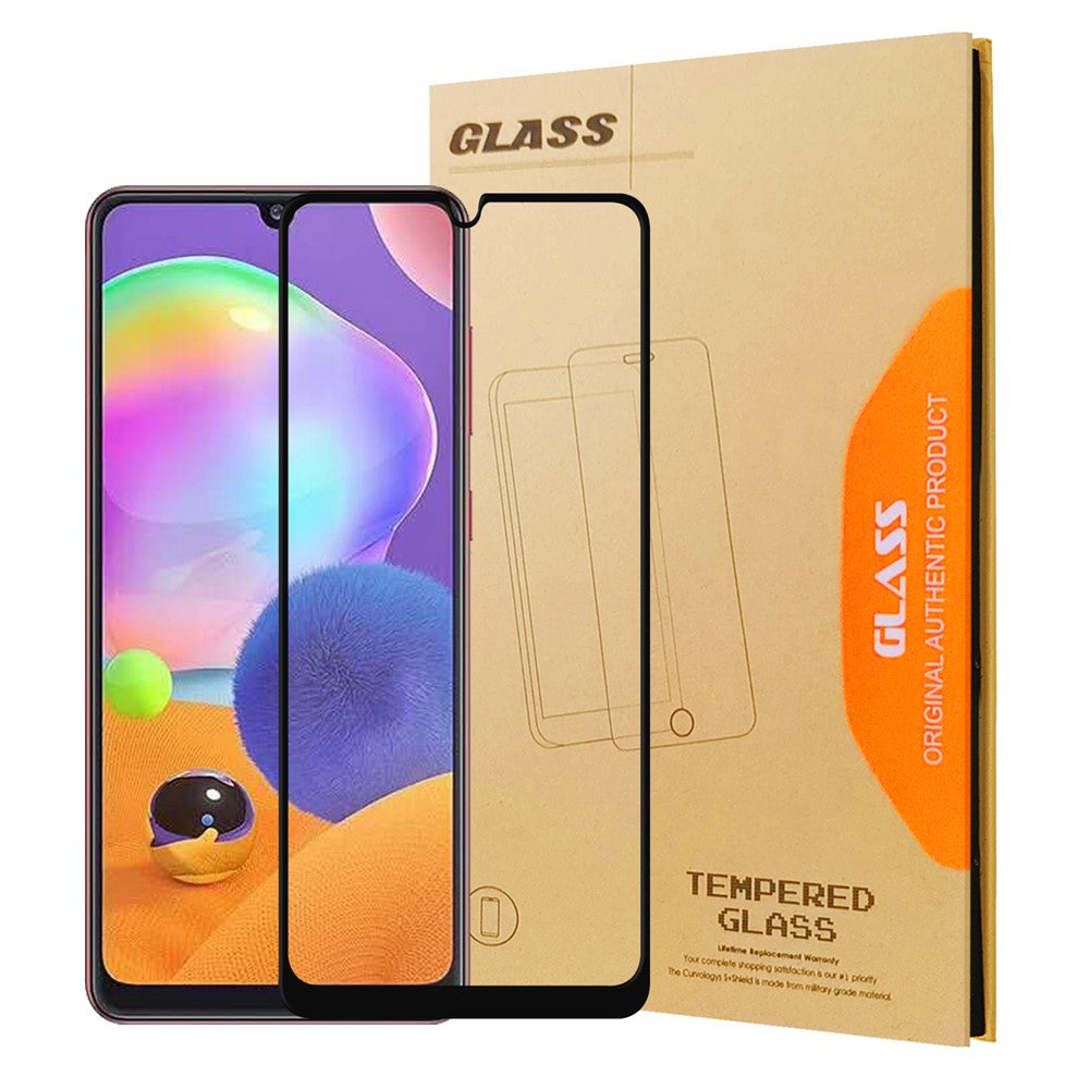 Helskärm Härdat Glas Skärmfilm för Samsung Galaxy A31