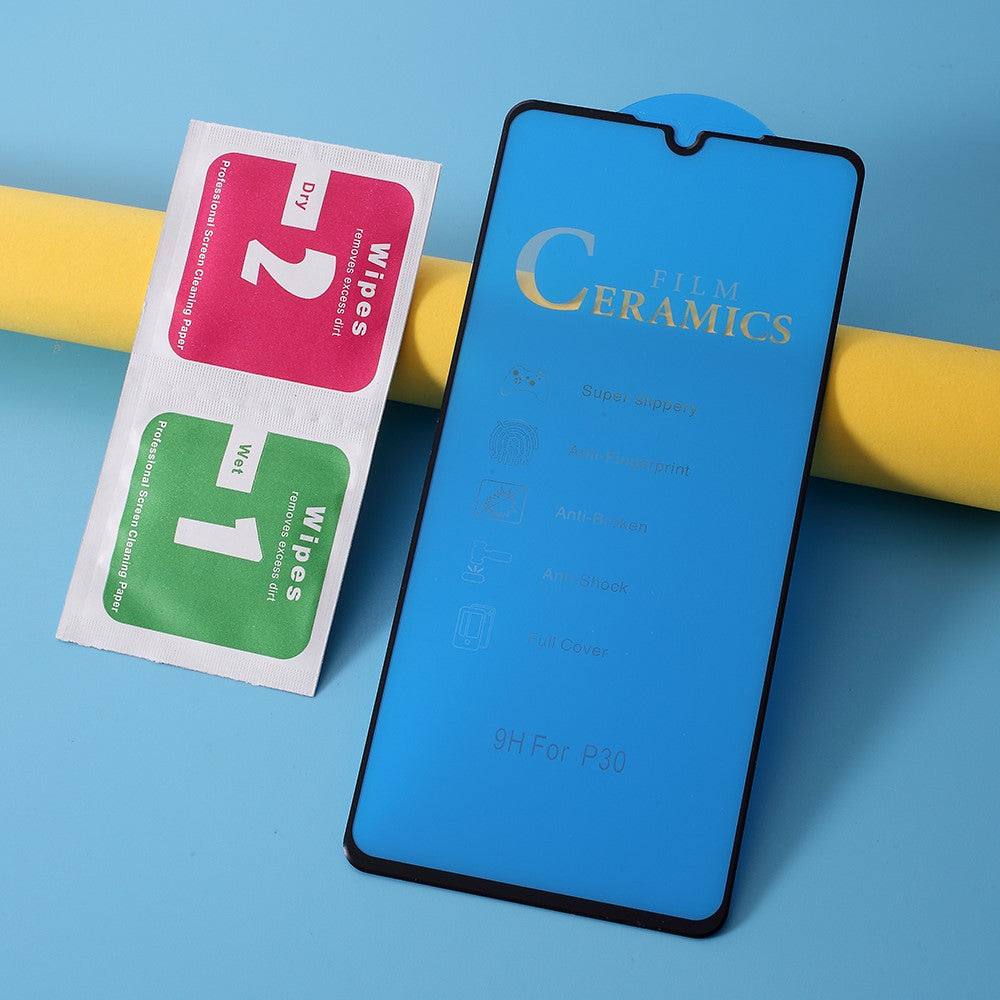 Ultraklar TPU+PET skärmskyddsfilm [fingeravtryckslåsning] för Huawei P30