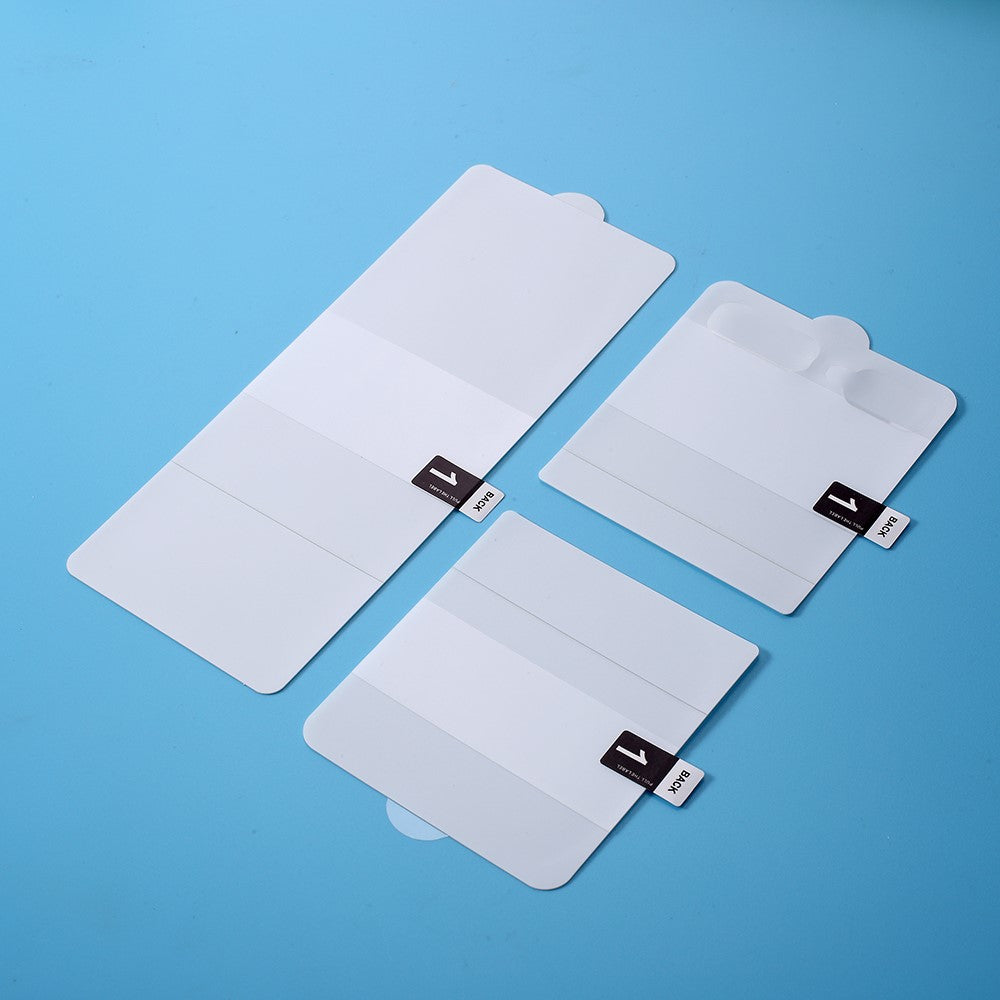 3 stk. / sæt ultraklart fuldt dækkende blødt skærmbeskytter hydrogelfilm til Samsung Galaxy Z Flip