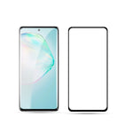 AMORUS Full Glue Full Cover Silk Printing Protective Tempered Glass  Screen Film for Samsung Galaxy A91 / S10 Lite