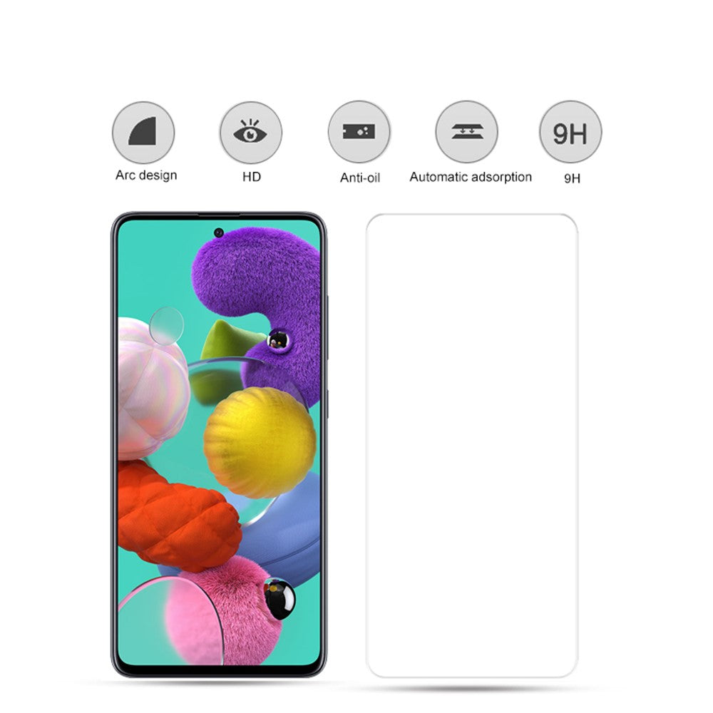 MOCOLO 2.5D Tempered Glass Screen Full Glue Film for Samsung Galaxy A51 SM-A515
