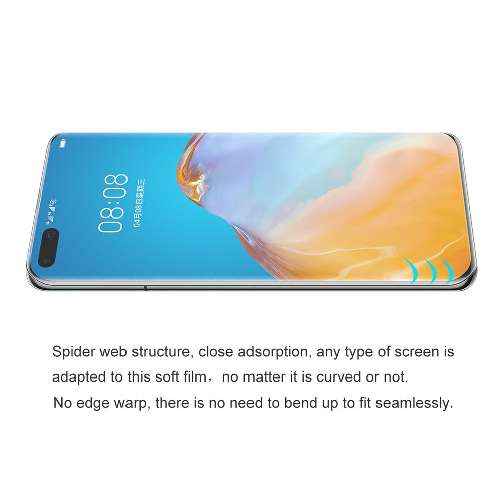 ENKAY HAT PRINCE Hydrogel Film 3D Full Size Screen Cover Soft Film for Huawei P40 Pro