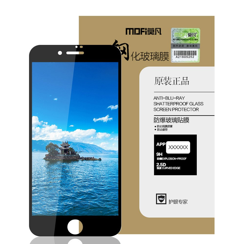 MOFI Full Screen Coverage Anti-explosion Tempered Glass Screen Film for iPhone SE (2nd Generation)