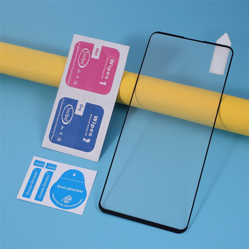 RURIHAI 2.5D Solid Defense Härdat Glas Skärmskydd för Samsung Galaxy A71 5G SM-A716