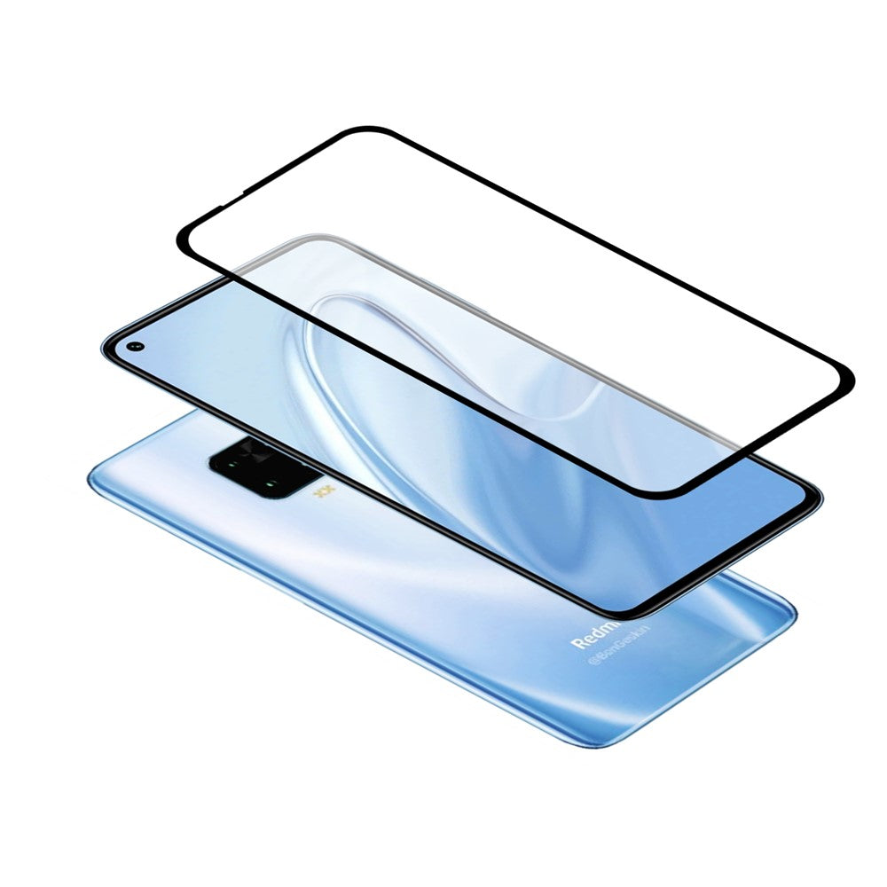Silk Print Tempered Glass Full Screen Film for Xiaomi Redmi Note 9/Redmi 10X 4G