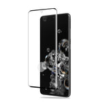 AMORUS til Samsung Galaxy S20 Ultra Fuld Dækning 3D Buet Fuld Lim Hærdet Glas Skærmfilm [Understøtter Ultralyd Fingeraftryksoplåsning]