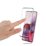 MOCOLO för Samsung Galaxy S20 4G/S20 5G 3D-böjd helskärm, heltäckande, härdat glas, skärmskyddsfilm [stödjer ultraljudsfingeravtryckslåsning]