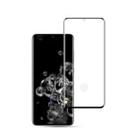 MOCOLO til Samsung Galaxy S20 Ultra 3D Buet Fuld Skærm Fuld Lim Hærdet Glas Skærmbeskyttelsesfilm [Understøtter Ultralyds Fingeraftryksoplåsning]