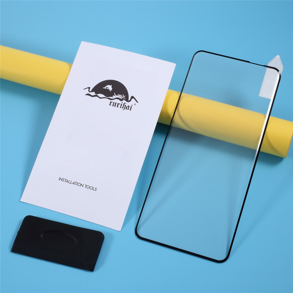 RURIHAI 0.2mm 3D Curved Full Tempered Glass Screen Film for Oppo Find X2 Neo