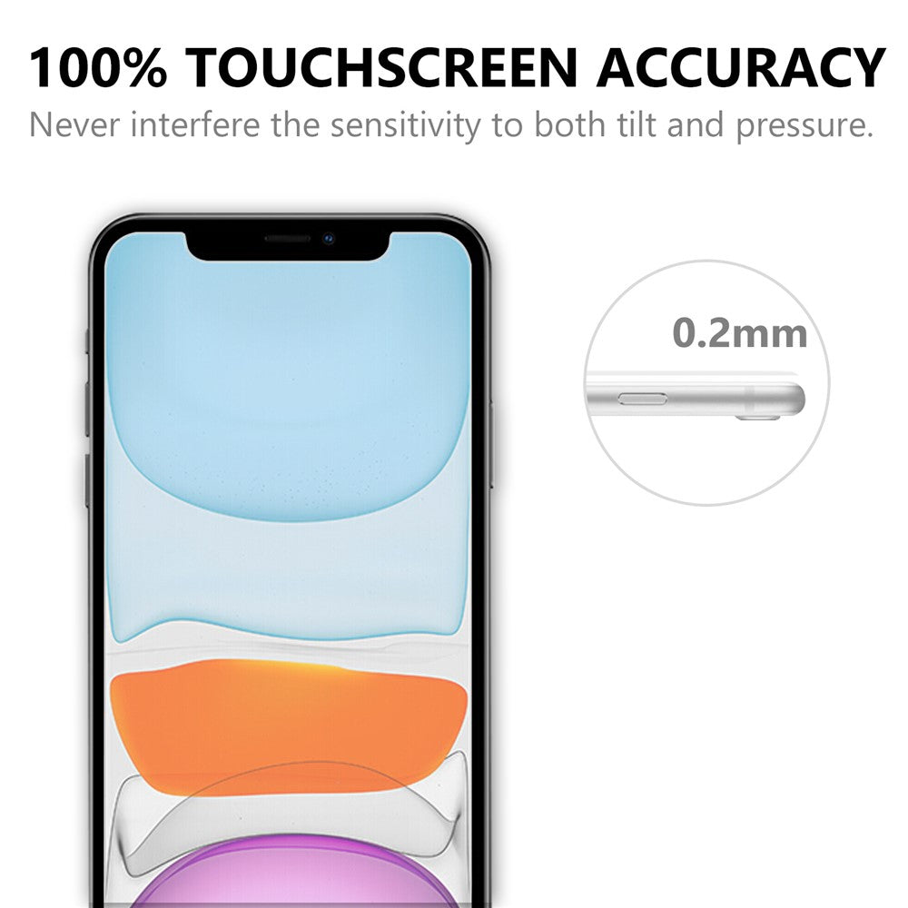 2.5D 9H Arc Edge Fingerprint-Proof Tempered Glass Screen Protector for Apple iPhone 12 Pro Max 6.7 inch
