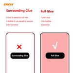 ENKAY 0,26 mm 9H 3D-böjd helhäftande härdat glasfilm för Xiaomi Mi 10/Mi 10 Pro