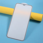 Full Size Silk Printing Anti-fingerprint Tempered Glass Screen Film for iPhone 12 mini