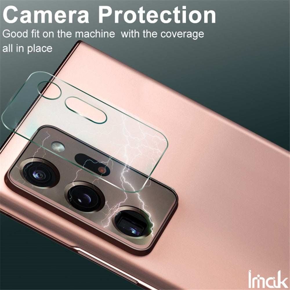 IMAK 2 st/pack ultraklar glaslinsfilm för Samsung Galaxy Note20 Ultra 4G/5G