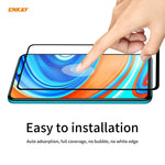 ENKAY HAT PRINCE Full Glue Full Size 0.26mm 9H 2.5D Tempered Glass Screen Protector for Xiaomi Redmi Note 9S / Redmi Note 9 Pro / Redmi Note 9 Pro Max