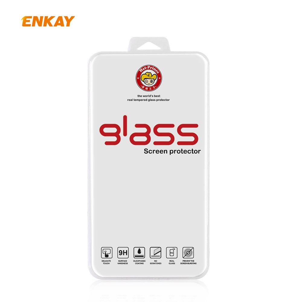 ENKAY 9H 0.26mm 2.5D Arc Edge Tempered Glass Screen Film for Xiaomi Redmi Note 9S/Note 9 Pro/Note 9 Pro Max