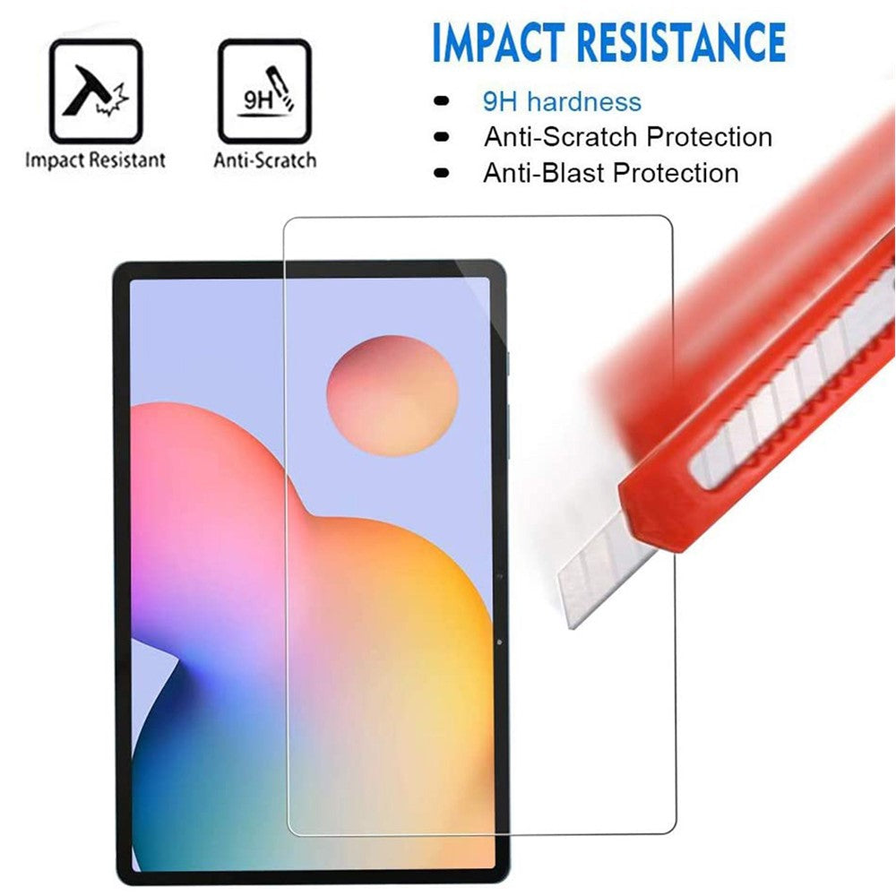 2.5D Arc Edge Full Size Tempered Glass Screen Film for Samsung Galaxy Tab S10+ / S9+ / S7+ / Tab S7 FE / Tab S8+