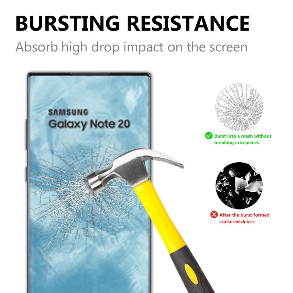 Ultra Clear 3D Tempered Glass Full Screen Guard Film for Samsung Galaxy Note20/Note20 5G