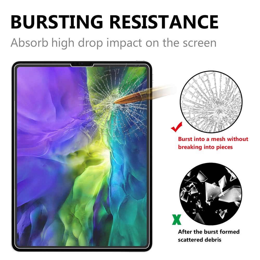 Fuld størrelse skærmbeskyttelsesfilm i hærdet glas til iPad Air (2020)/Air (2022) 10,9 tommer
