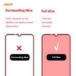 2PCS/Set HAT PRINCE Full Glue 0.26mm 9H 2.5D Arc Edge Full Size Tempered Glass Screen Film for Huawei Y6p