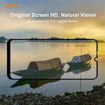 2PCS/Set HAT PRINCE Full Glue 0.26mm 9H 2.5D Arc Edge Full Size Tempered Glass Screen Film for Huawei Y6p