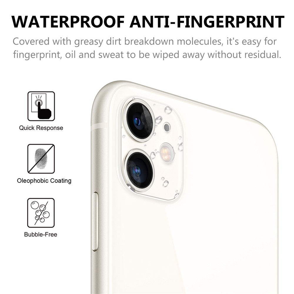 Kameraglasbeskyttelse til iPhone 12 mini 5,4 tommer, ridsefast HD AGC glas kamerabeskyttelse skærmbeskyttelsesfilm