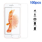 100Pcs/Set 0.25mm Tempered Glass Screen Protector Film for iPhone SE (2020)/SE (2022)/8/7 4.7 inch Explosion-proof