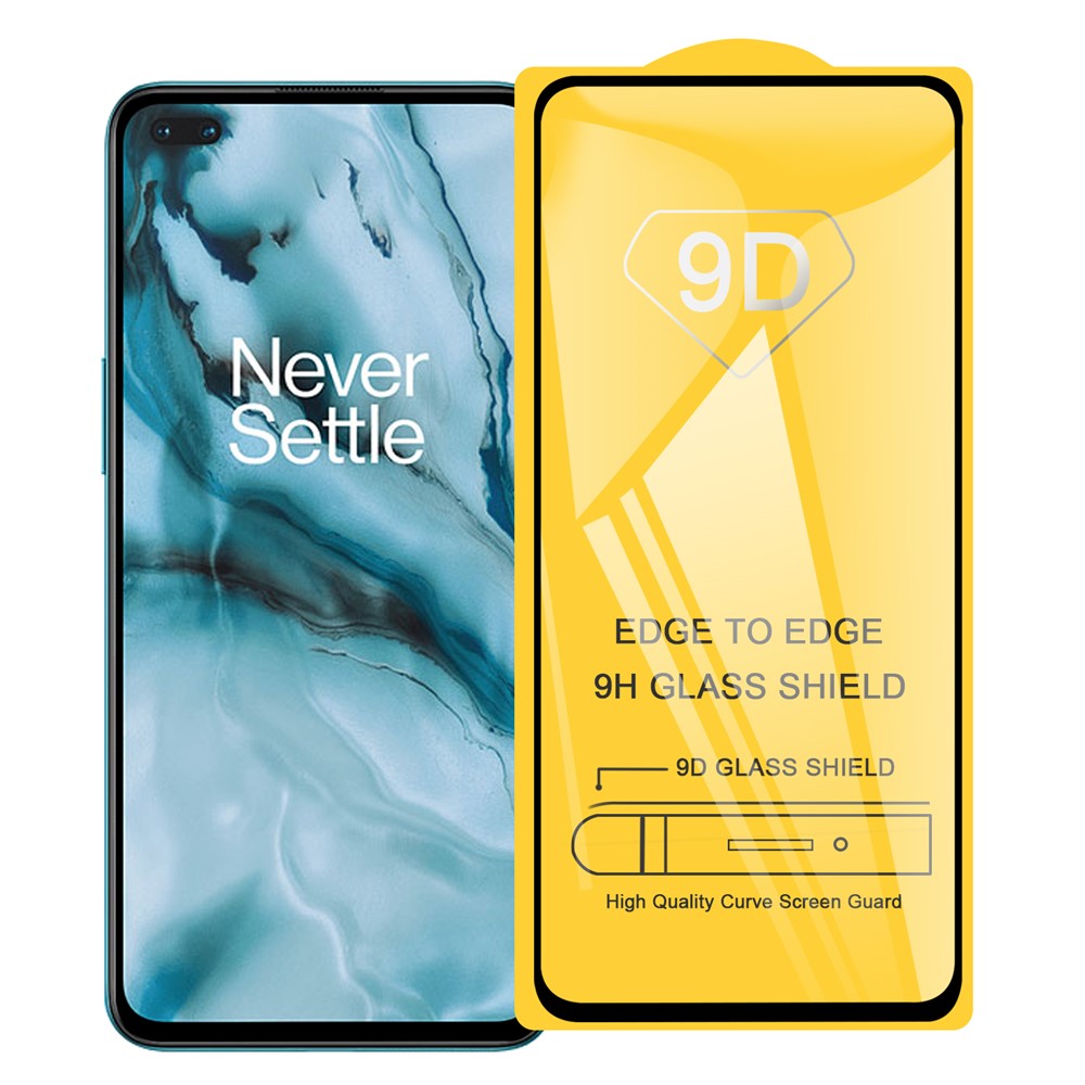 9D Full Covering Tempered Glass Screen Protector for OnePlus Nord