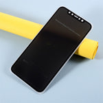 RURIHAI 0.26 mm 360 graders beskyttende fuldklæbende skærmbeskyttelse af hærdet glas mod kig for iPhone XR/11 6,1 tommer