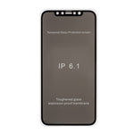 RURIHAI 0.26 mm 360 graders beskyttende fuldklæbende skærmbeskyttelse af hærdet glas mod kig for iPhone XR/11 6,1 tommer