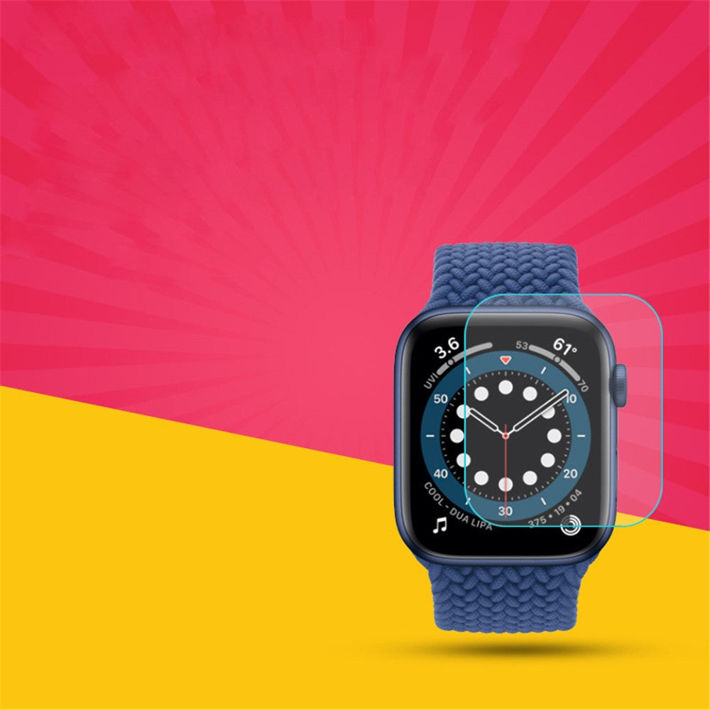 Eksplosionssikker TPU Skærmbeskyttelse til Apple Watch SE (2023) / SE (2022) / SE / 6 / 5 / 4 44mm