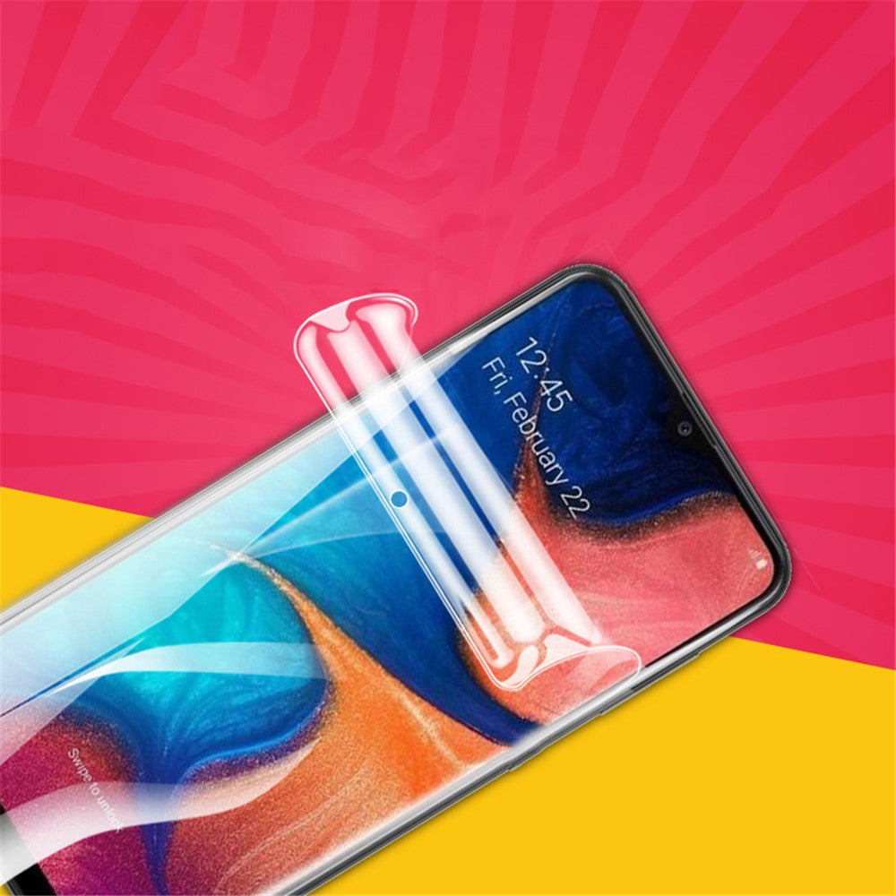 Fuld Dækning Anti-Eksplosion Hydrogel TPU Skærmbeskytter til Samsung Galaxy A20e