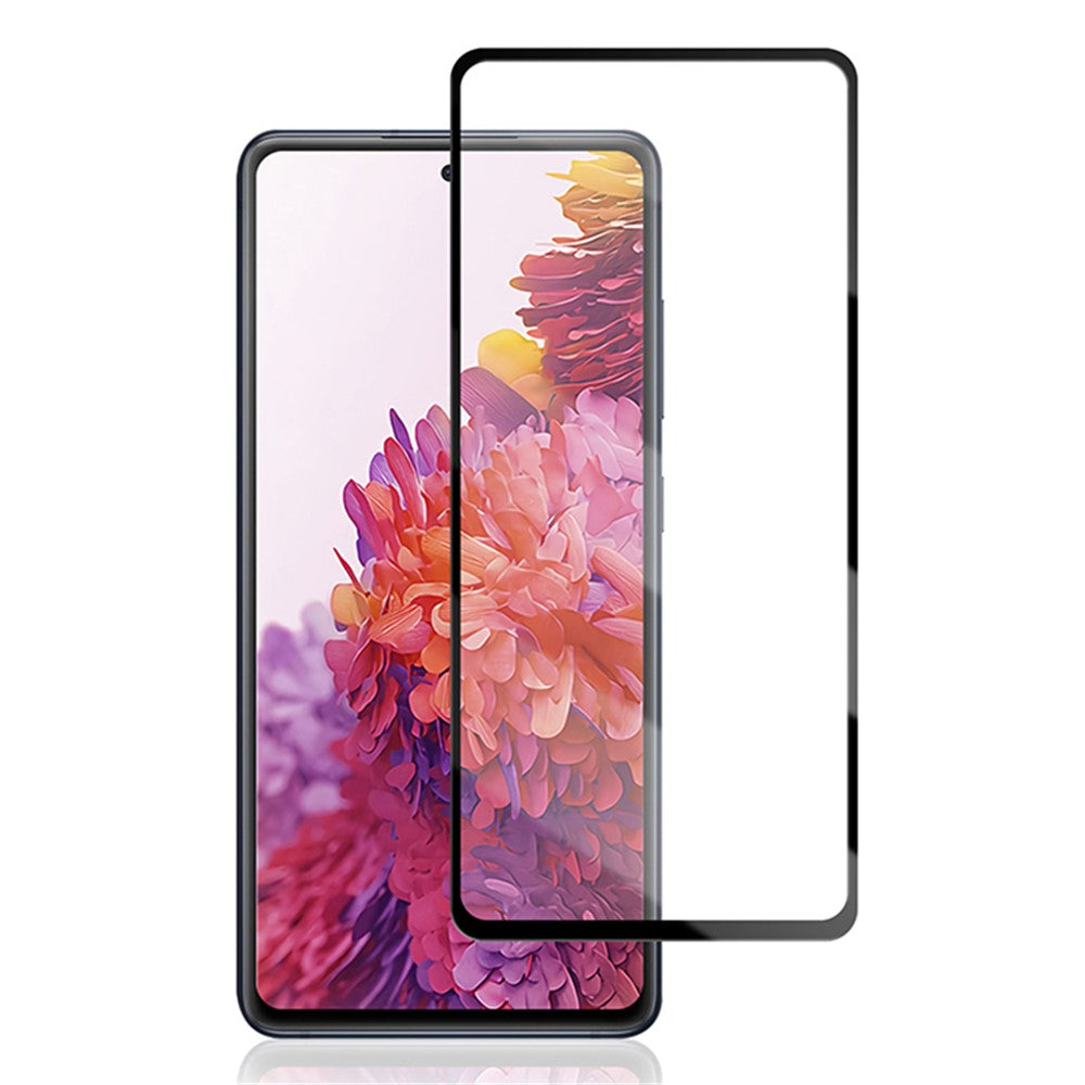 AMORUS Silke Print Dobbelt Forsvar Hærdet Glas Film til Samsung Galaxy S20 FE 4G / FE 5G / S20 Lite / S20 FE 2022, HD Fuld Lim Fuld Størrelse Skærmbeskytter