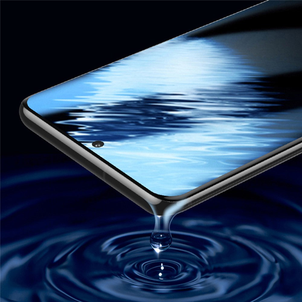 MOCOLO hærdet glasskærmbeskyttelse til Samsung Galaxy S20 FE 4G / FE 5G / S20 Lite / S20 FE 2022, fuld dækning, fuldklæbende, silketrykt film