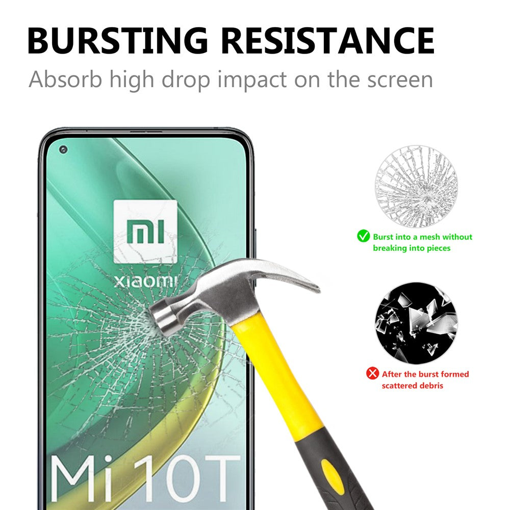Full Glue Full Size Tempered Glass Screen Protector for Xiaomi Mi 10T Pro 5G