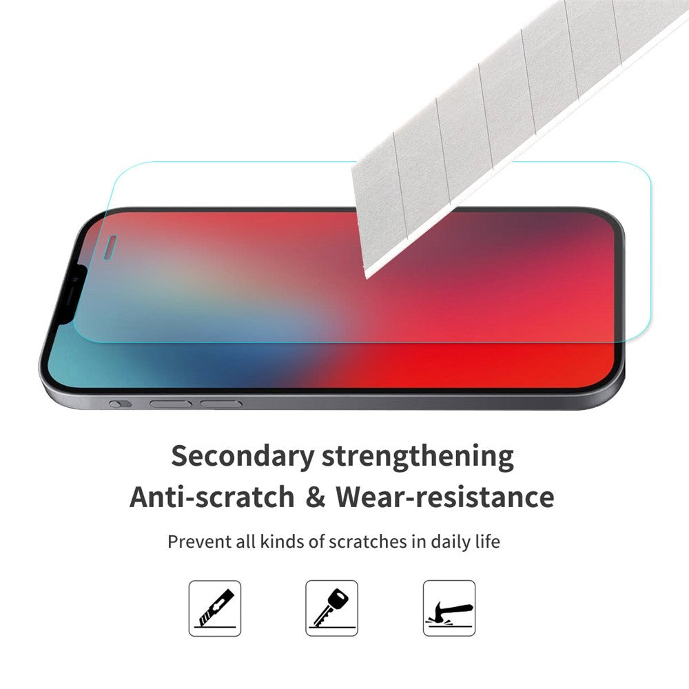 ENKAY HAT PRINCE 0.26mm 9H 2.5D Arc Edges Tempered Glass Screen Protector for iPhone 12 Pro Max