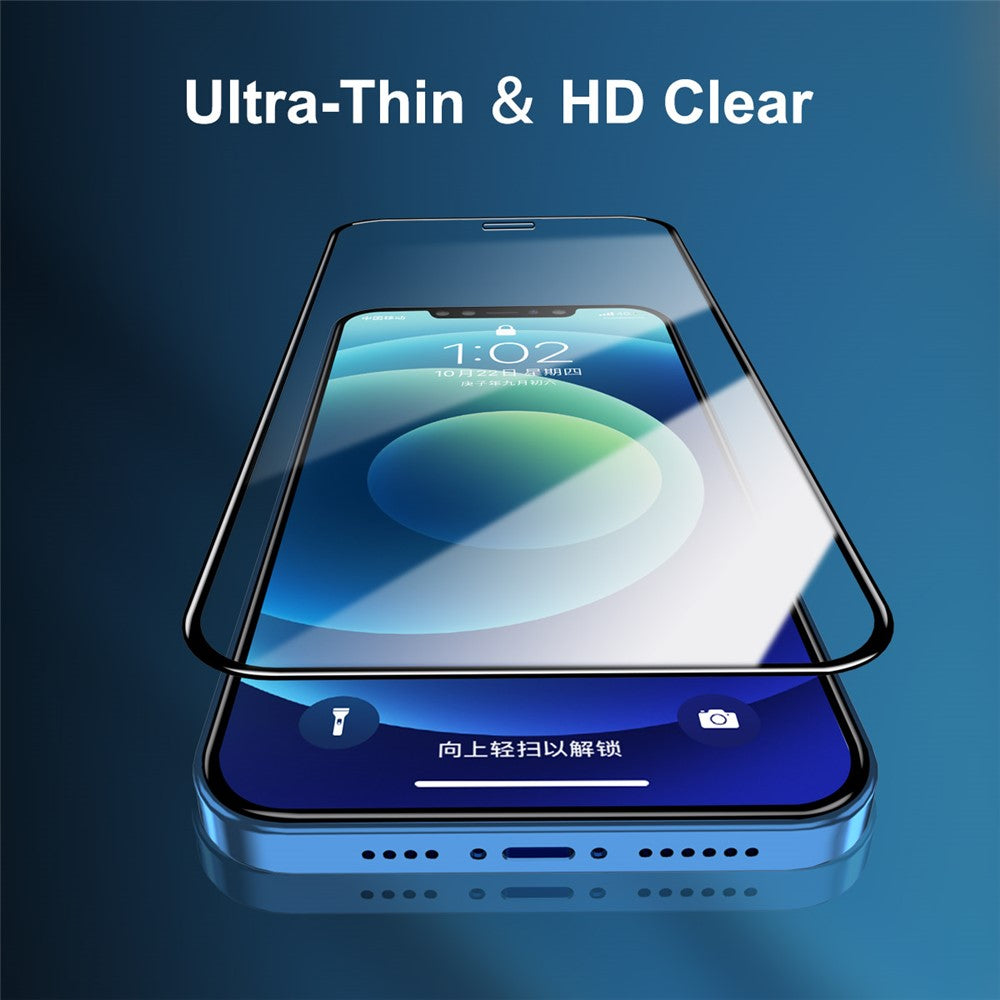 5PCS / Set ENKAY HAT PRINCE 0.26mm 9H 2.5D Full Glue Full Screen Coverage Tempered Glass Screen Protector for iPhone 12 Pro Max