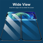 5PCS / Set ENKAY HAT PRINCE 0.26mm 9H 2.5D Full Glue Full Screen Coverage Tempered Glass Screen Protector for iPhone 12 Pro Max