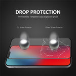 2PCS / Set ENKAY HAT PRINCE 0.26mm 9H 2.5D Full Glue Full Screen Coverage Tempered Glass Screen Protector for iPhone 12 Pro / iPhone 12