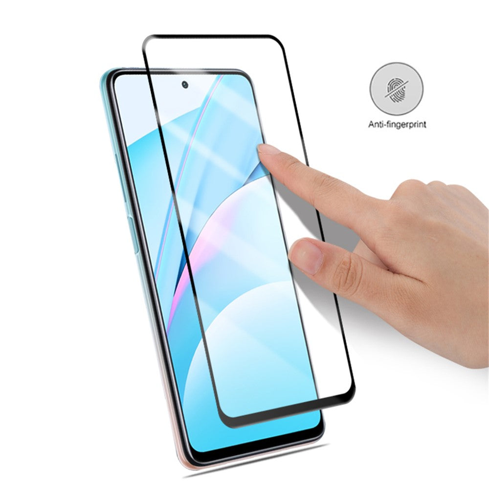 MOCOLO Full Glue Full Cover Silk Printing Tempered Glass Screen Protector for Xiaomi Mi 10T Lite 5G / Redmi Note 9 Pro 5G / Mi 10i 5G