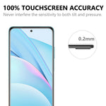 Tempered Glass Screen Protector for Xiaomi Mi 10T Lite 5G/Redmi Note 9 Pro 5G/Mi 10i 5G Arc Edge 2.5D 9H Ultra Clear Film