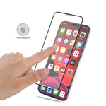 MOCOLO Full Coverage Film for iPhone 12 Pro Max Tempered Glass Screen Protector Full Glue Black