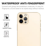 For iPhone 12 Pro 2.5D 9H Arc Edge Tempered Glass Screen Protector + Camera Lens Film