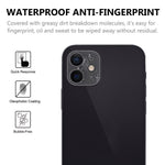 For iPhone 12 mini 5.4 inch Quality 2.5D 9H Arc Edge Tempered Glass Screen Protector + Camera Lens Film