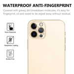 For iPhone 12 Pro Max 2.5D 9H Arc Edge Tempered Glass Screen Protector + Camera Lens Film