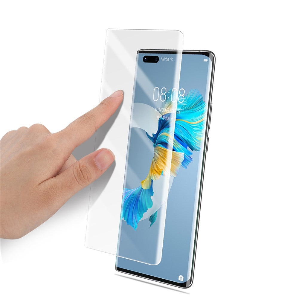 MOCOLO 3D Curved [UV Light Irradiation] Tempered Glass UV Film for Huawei Mate 40 Pro Screen Protector