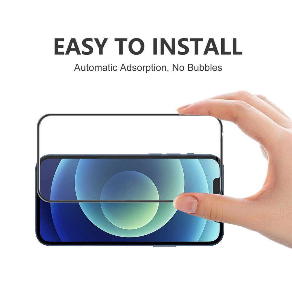 ENKAY HAT PRINCE Full Glue Complete Covering Tempered Glass Screen Protector for iPhone 12 Pro / iPhone 12